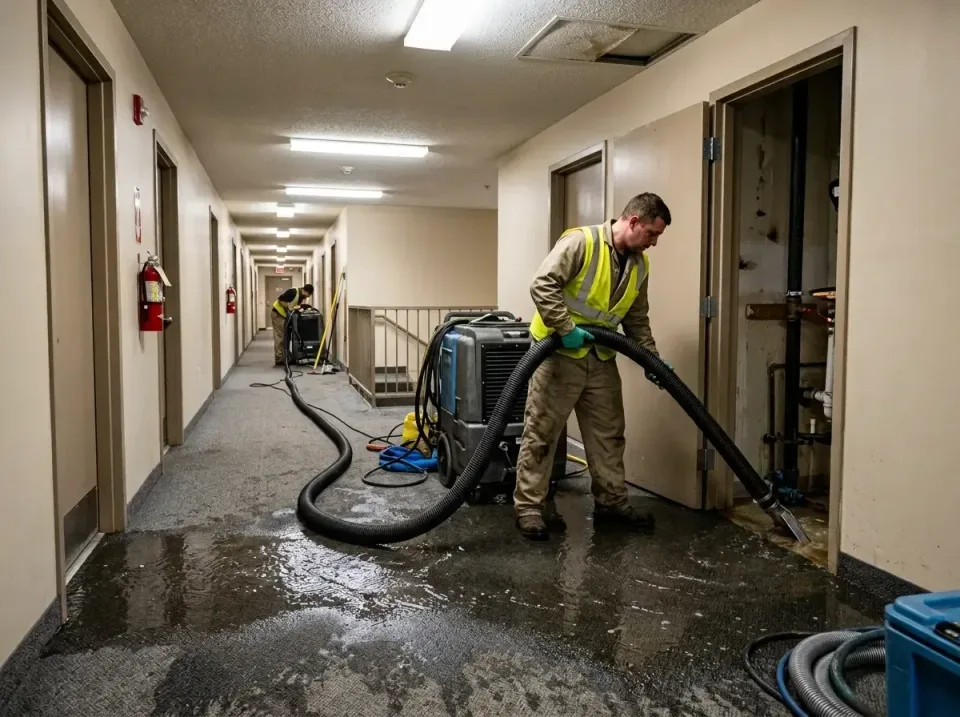 multi-unit-apartment-hallway-f-005 — frequently asked questions, Emergency Burst Pipe Water Extraction & Removal in Omaha, NE